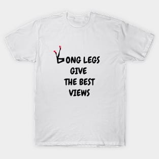 Long Legs Give the best vie red shoes T-Shirt